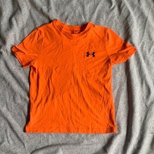 Under Armour Vibrant Orange Kids Tee - XS